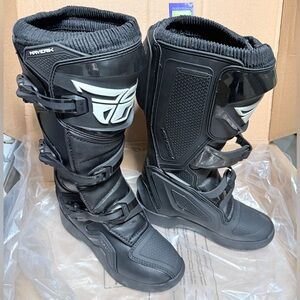 FLY RACING MAVERICK Black Motorcycle Boots SZ 7